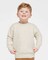 Rabbit Skins® Toddler Classic Crewneck Long Sleeve Fleece Sweatshirt